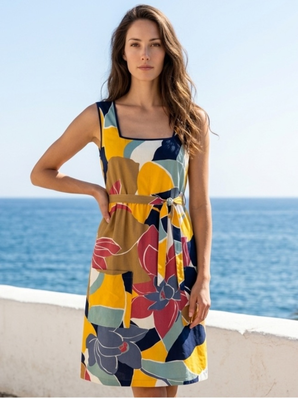 GIRLS FROM SAVOY Anthropologie Burgeoning Latitudes Dress Sleeveless Empire Sz 4
